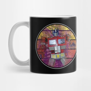 Optimus Prime G1 Vintage Sunset Mug